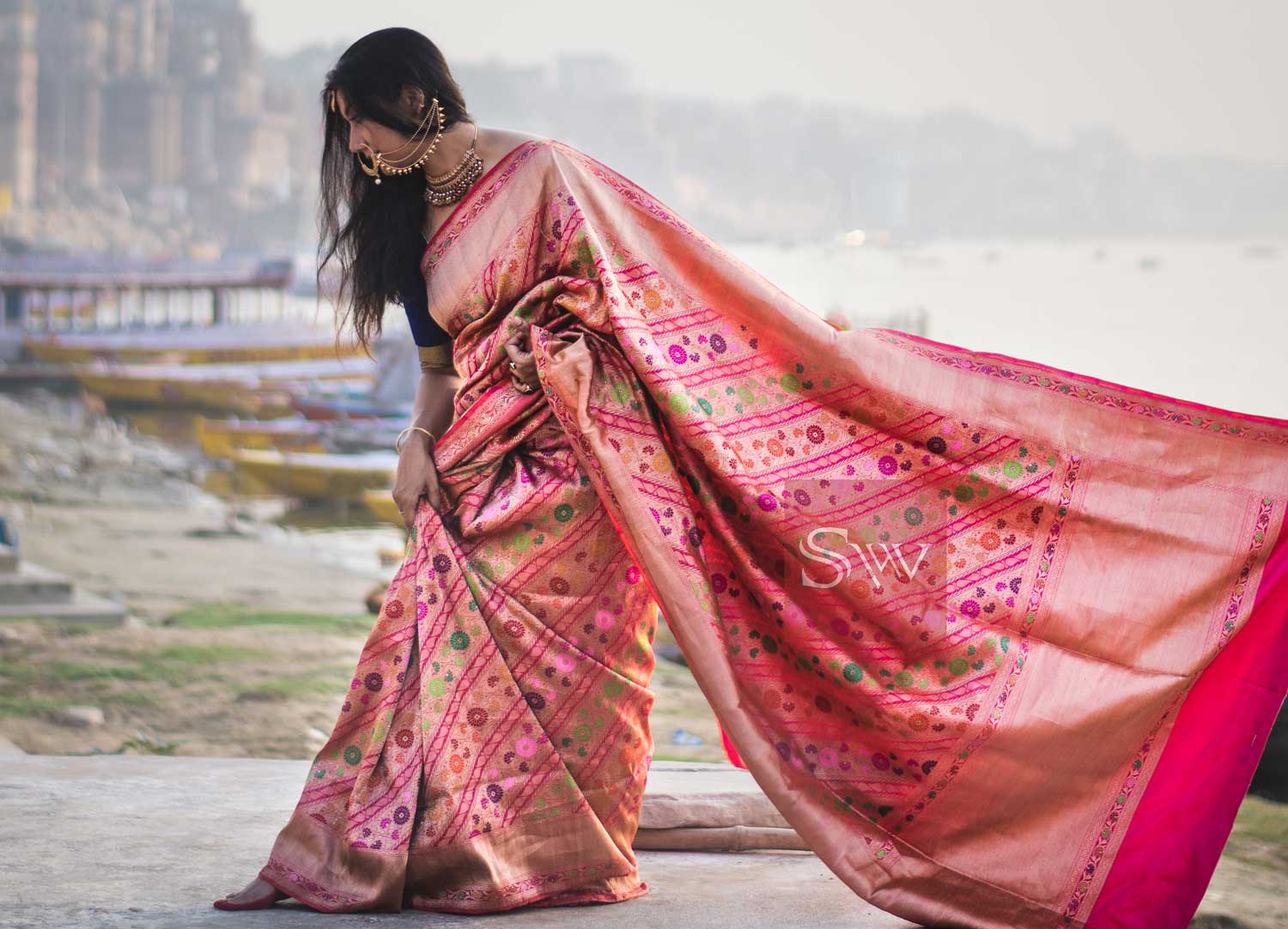 Expert checklist to identify a Pure Silk Banarasi Saree - Sacred