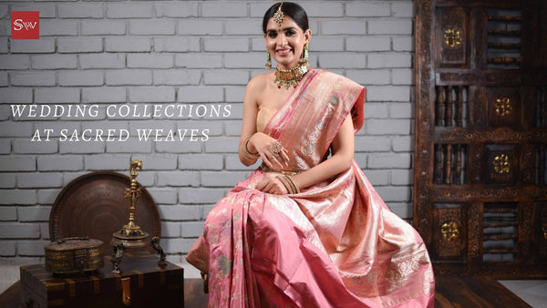 Silk saree wedding on sale collection