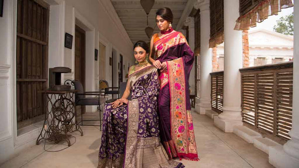 Expert checklist to identify a Pure Silk Banarasi Saree - Sacred