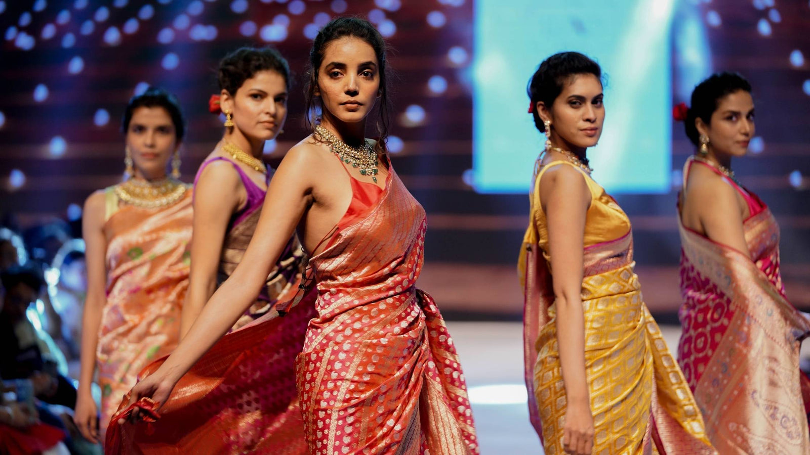 Readymade Stitched Saree | Readymade saree, Saree designs party wear, Saree  designs
