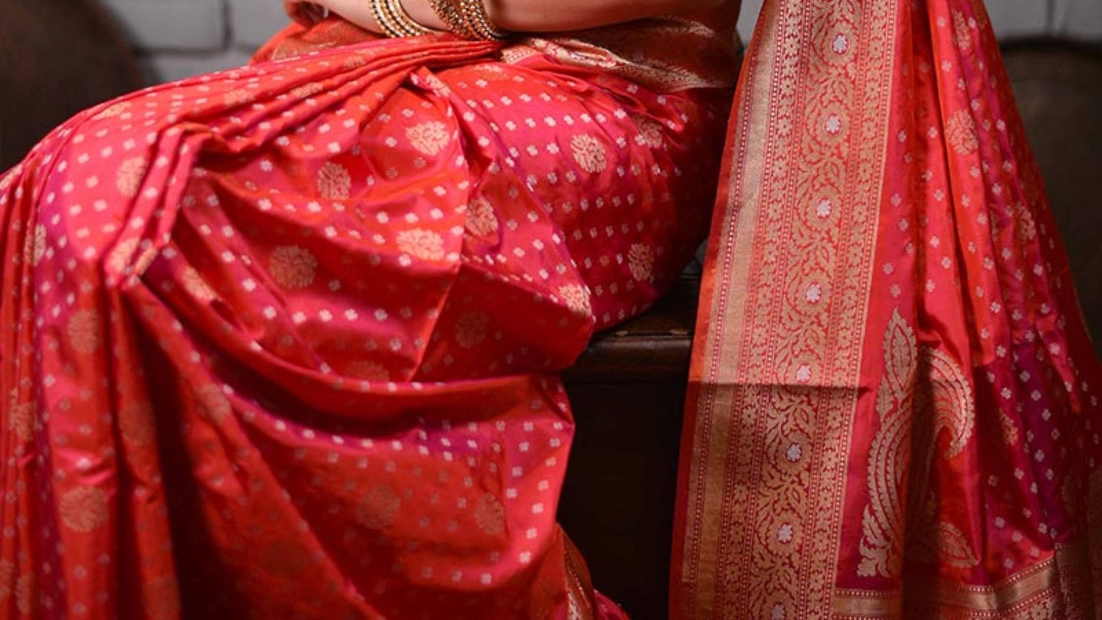 Best Pink Banarasi Silk Saree of this year - Sacred Weaves - Sacred Weaves