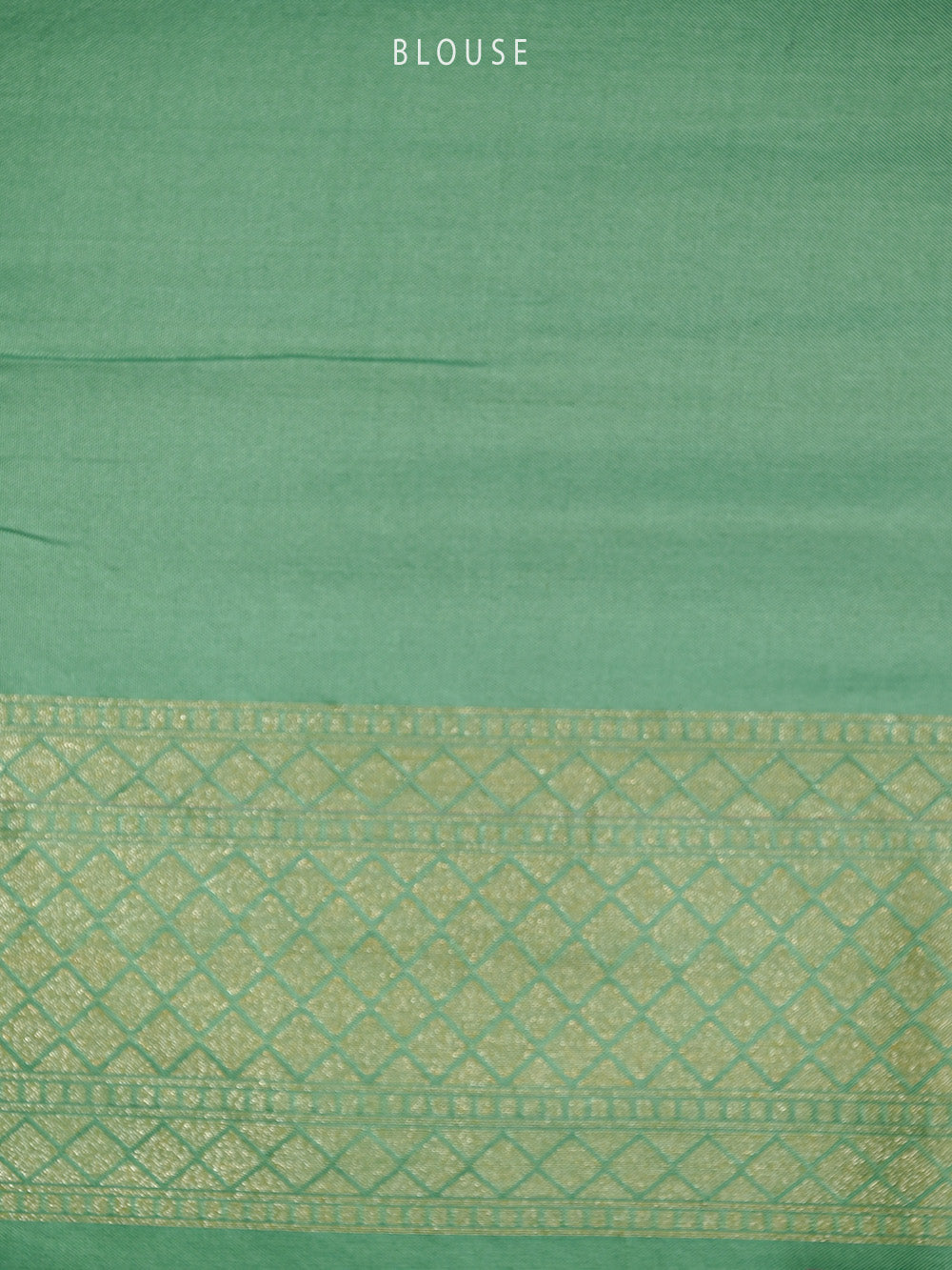 Sea Green Jaal Katan Silk Handloom Banarasi Saree