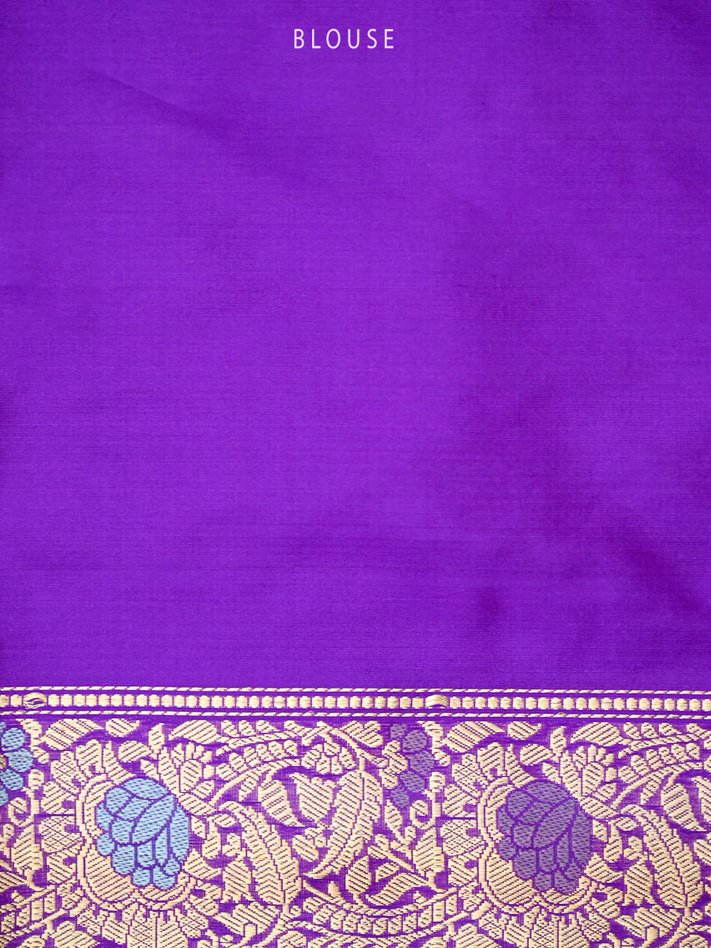 Purple Meenakari Katan Silk Handloom Banarasi Saree - Sacred Weaves