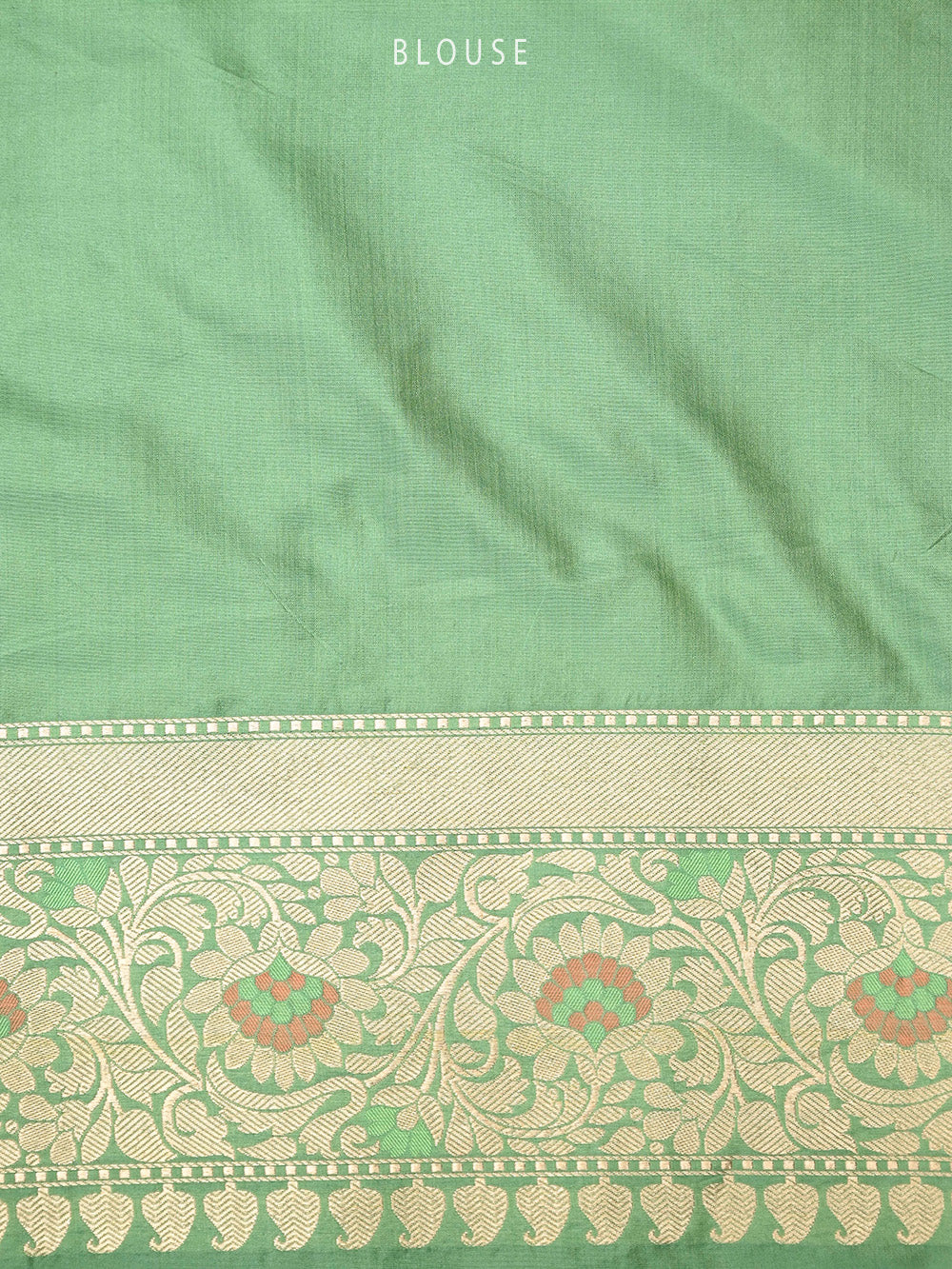 Pista Green Meenakari Boota Katan Silk Handloom Banarasi Saree