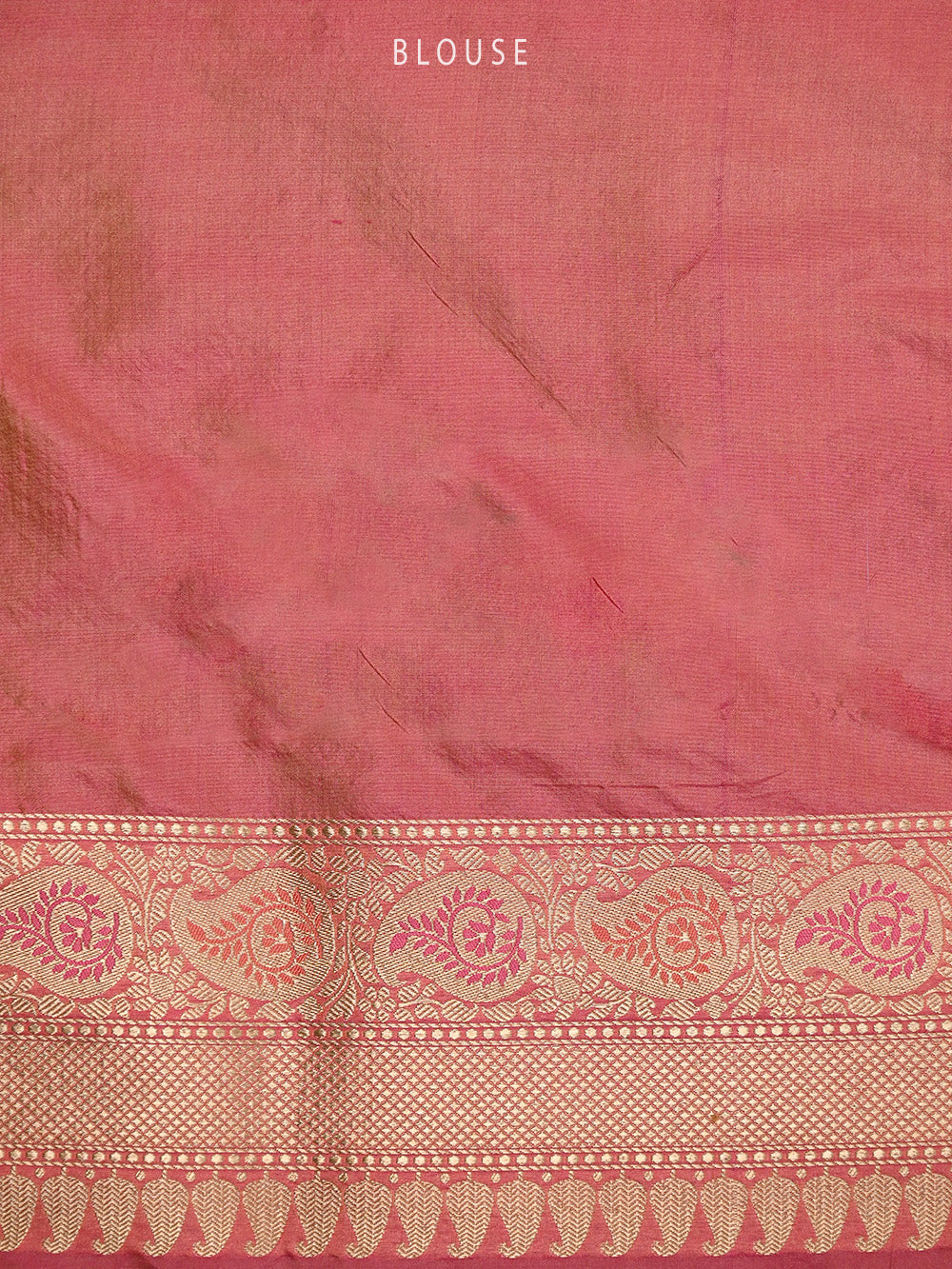 Pink Orange Meenakari Jaal Katan Silk Handloom Banarasi Saree