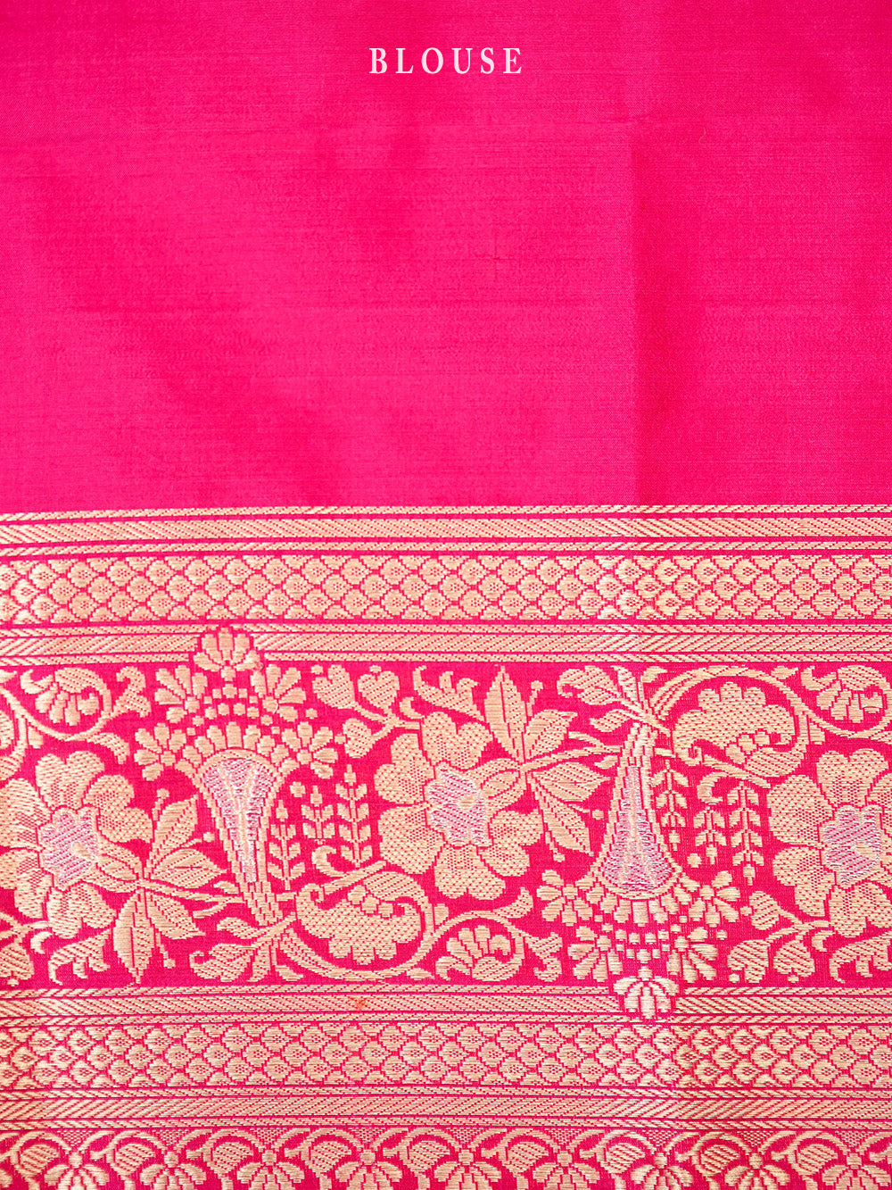 Pink Orange Meenakari Katan Silk Handloom Banarasi Saree