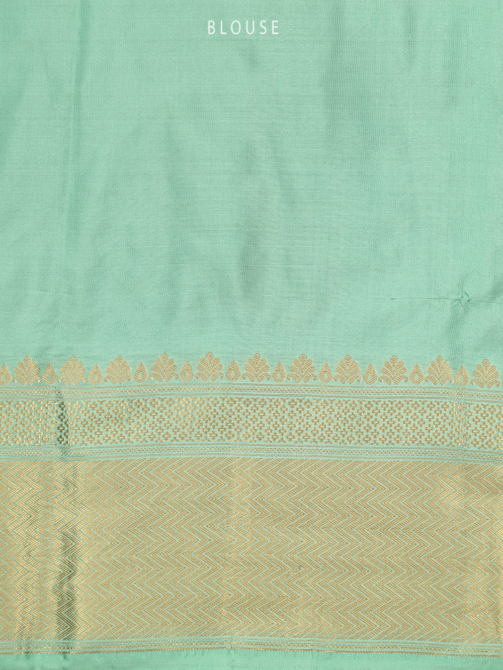 Aqua Green Katan Silk Handloom Banarasi Saree