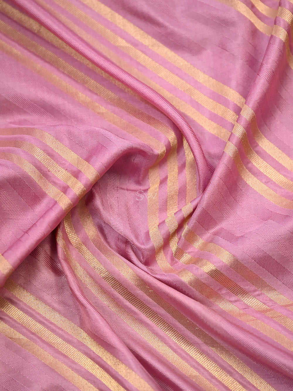 Pastel Purple Katan Silk Handloom Banarasi Saree