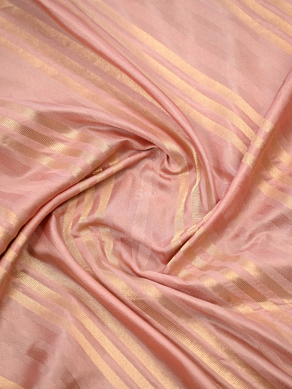 Dusky Pink Katan Silk Handloom Banarasi Saree