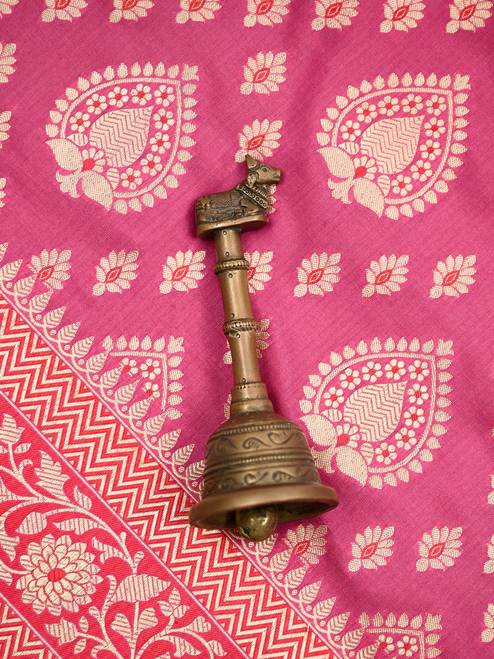 Pastel Pink Meenakari Uppada Jaal Katan Silk Handloom Banarasi Saree