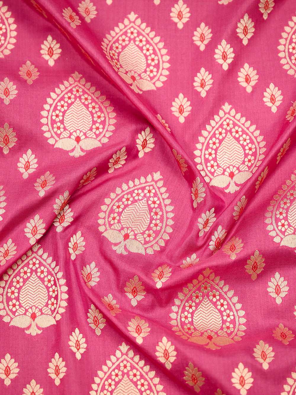 Pastel Pink Meenakari Uppada Jaal Katan Silk Handloom Banarasi Saree