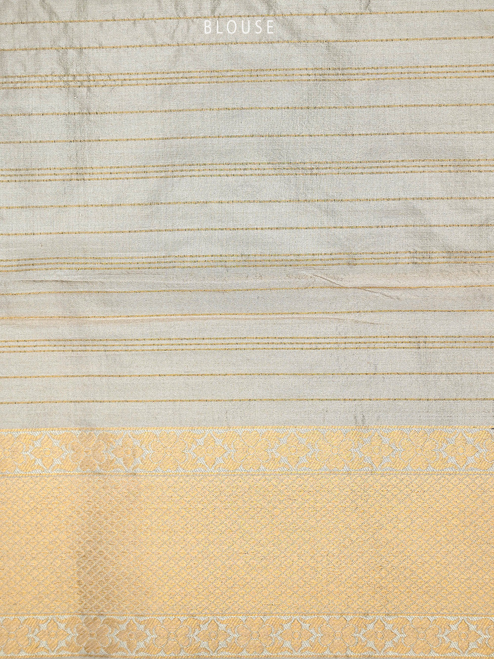 Beige Jaal Katan Silk Handloom Banarasi Saree