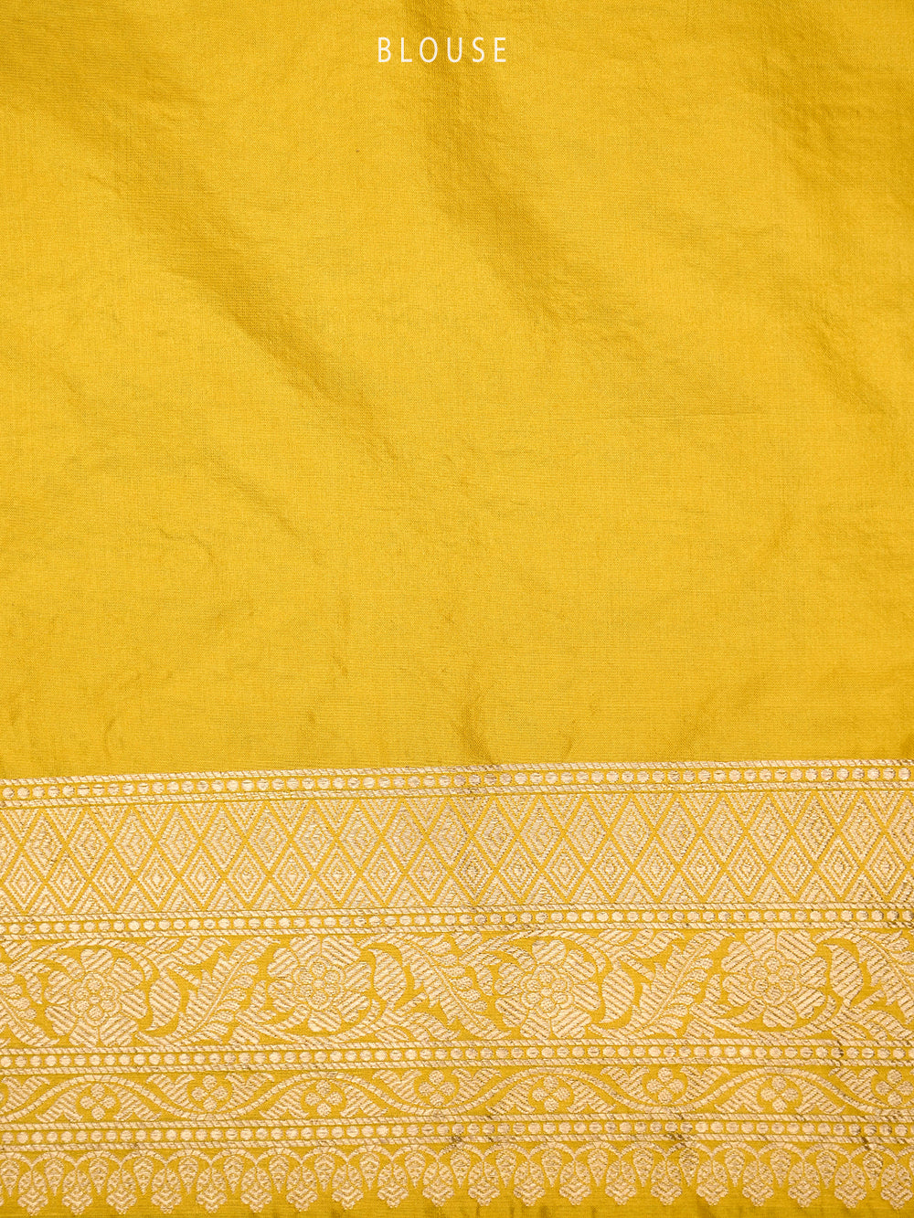 Yellow Katan Silk Handloom Banarasi Saree