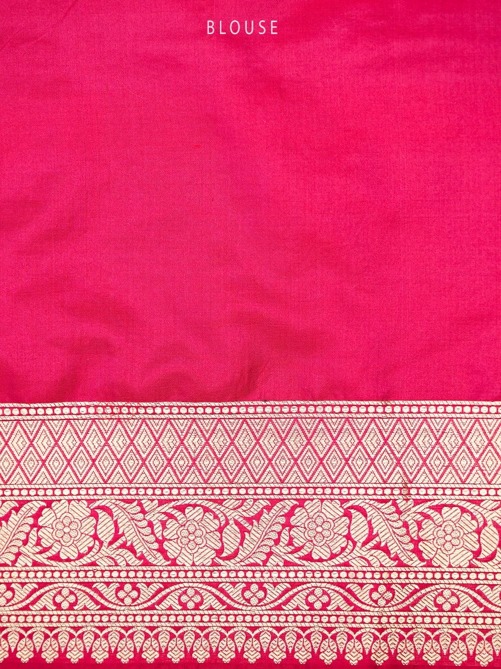 Dark Pink Katan Silk Handloom Banarasi Saree