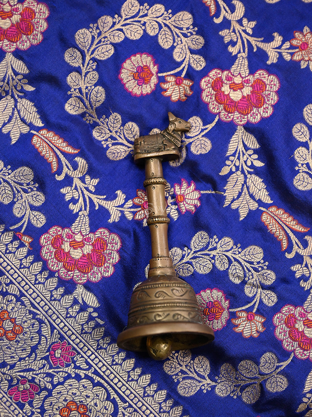 Blue Meenakari Uppada Katan Silk Handloom Banarasi Saree