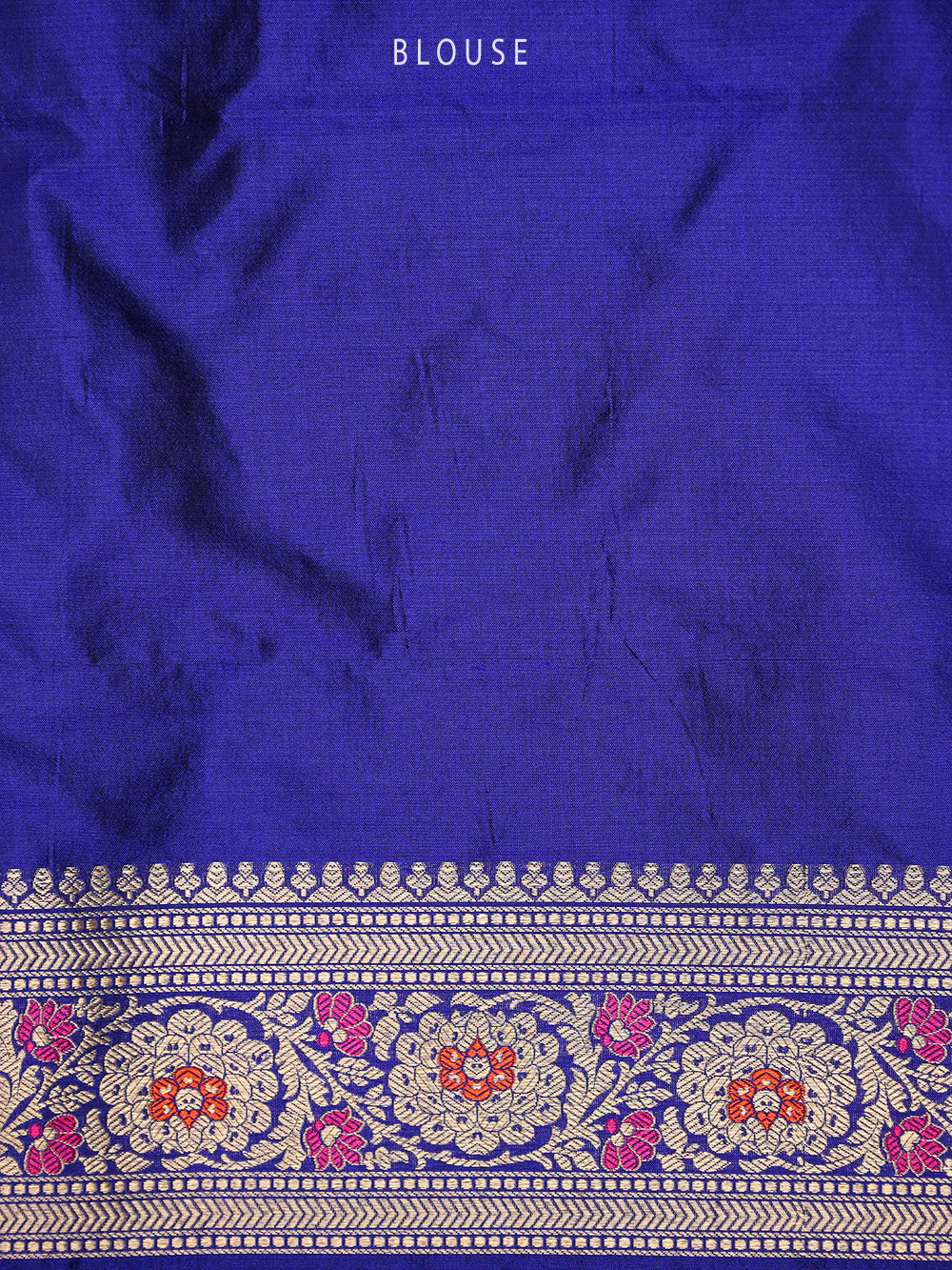 Blue Meenakari Uppada Katan Silk Handloom Banarasi Saree