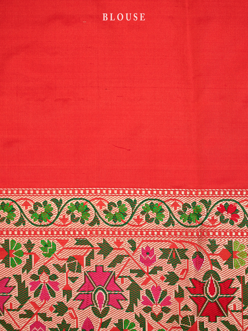 Wine Paithani Katan Silk Handloom Banarasi Saree - Sacred Weaves