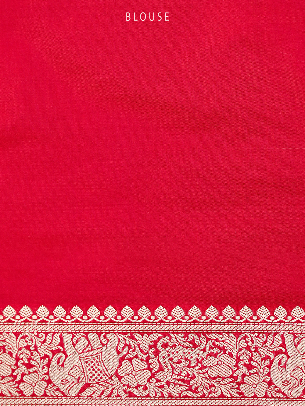 Red Pink Shikargah Katan Silk Handloom Banarasi Saree - Sacred Weaves