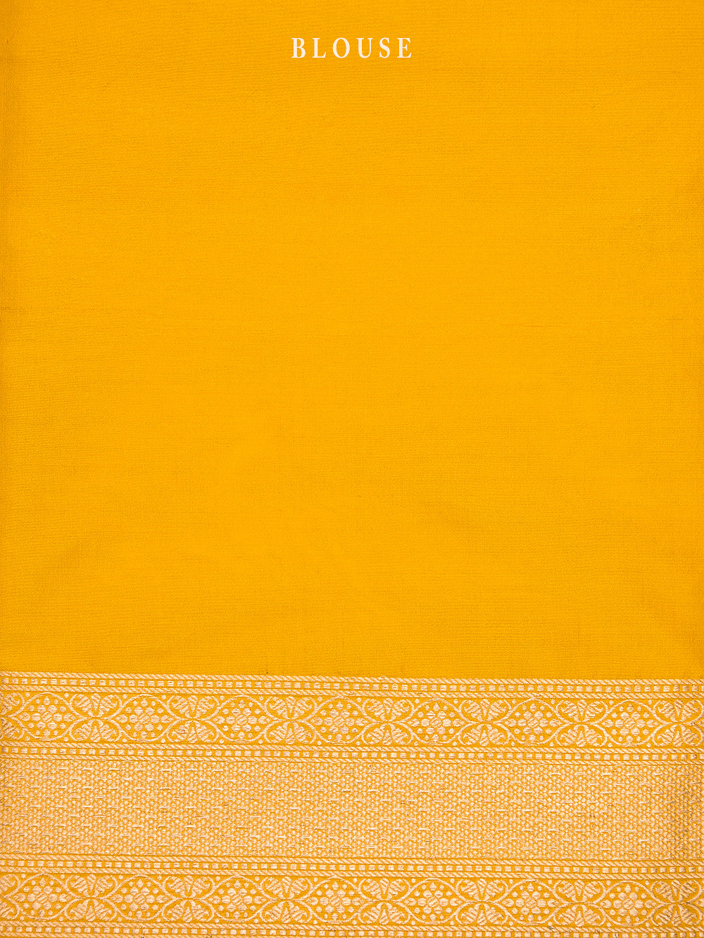 Mustard Meenakari Brocade Handloom Banarasi Saree