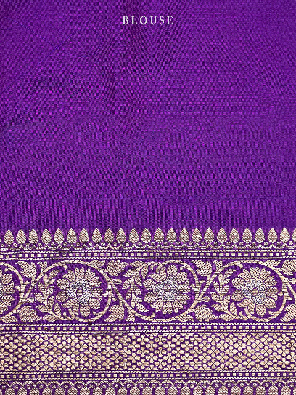 Purple Booti Katan Silk Uppada Handloom Banarasi Saree