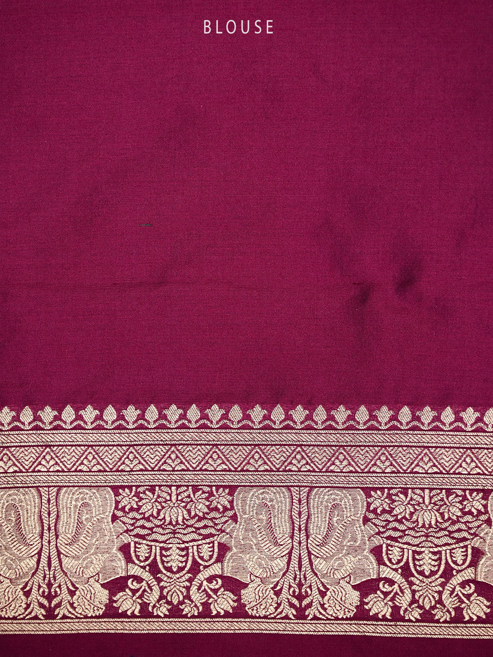 Wine Katan Silk Handloom Banarasi Saree