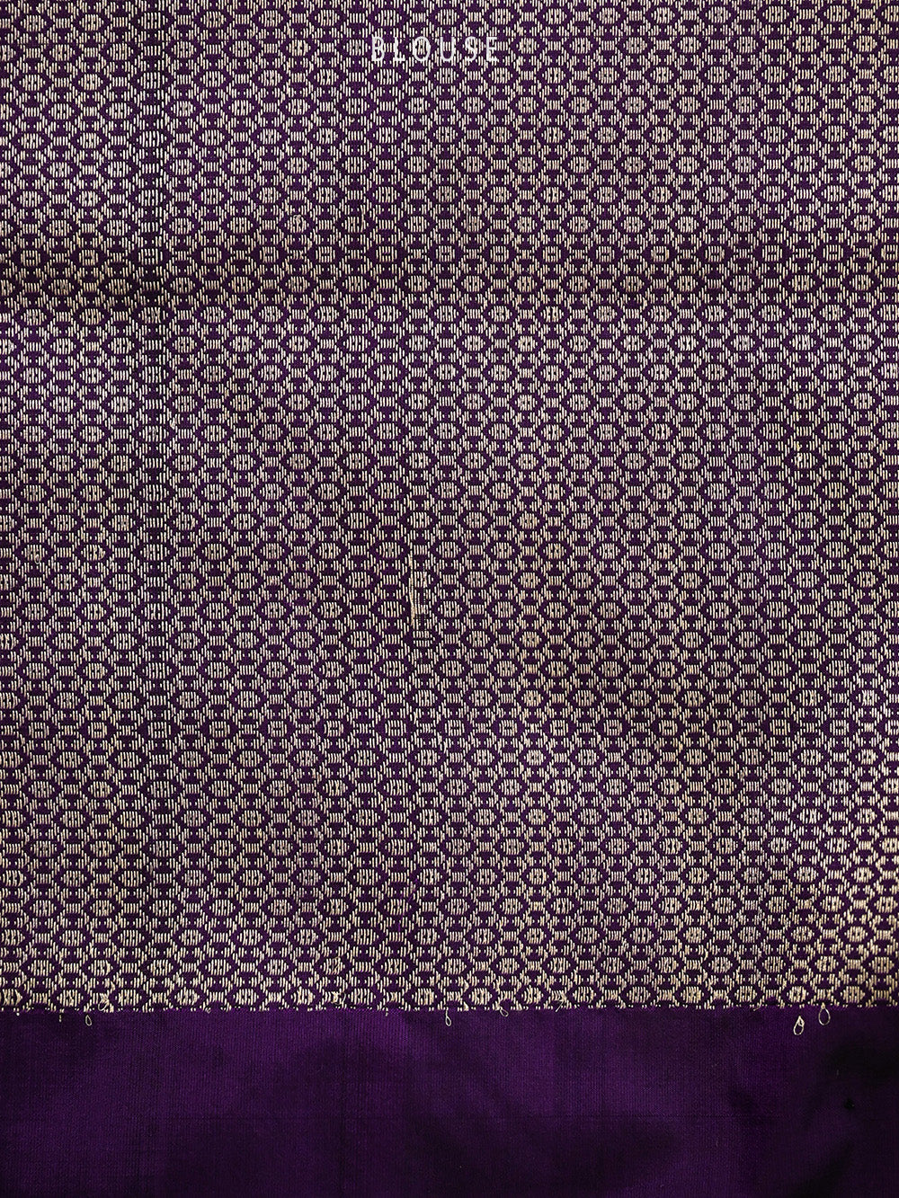 Purple Boota Katan Silk Handloom Banarasi Saree