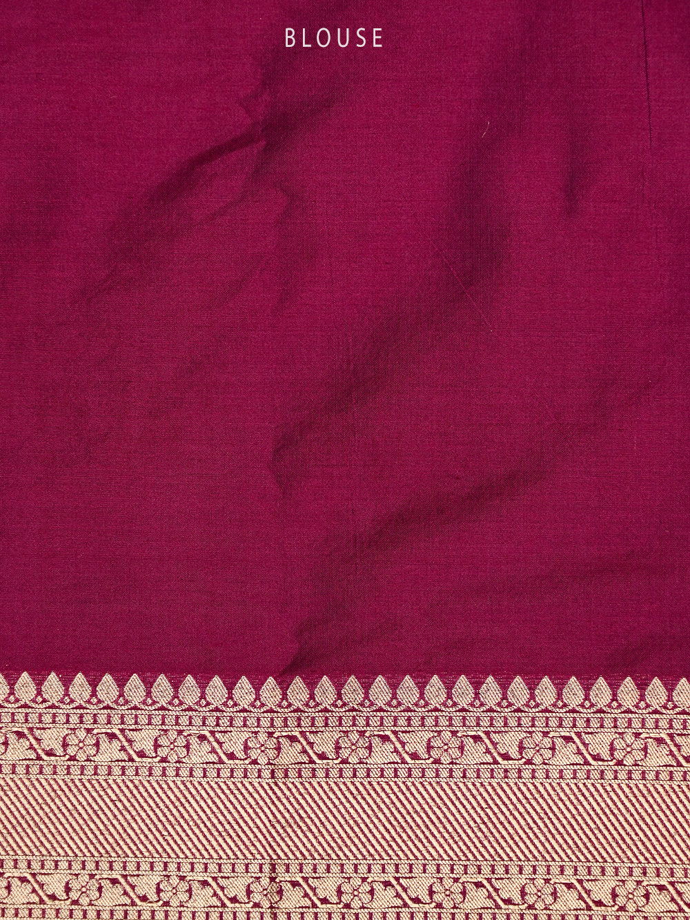 Wine Shikargah Katan Silk Handloom Banarasi Saree - Sacred Weaves