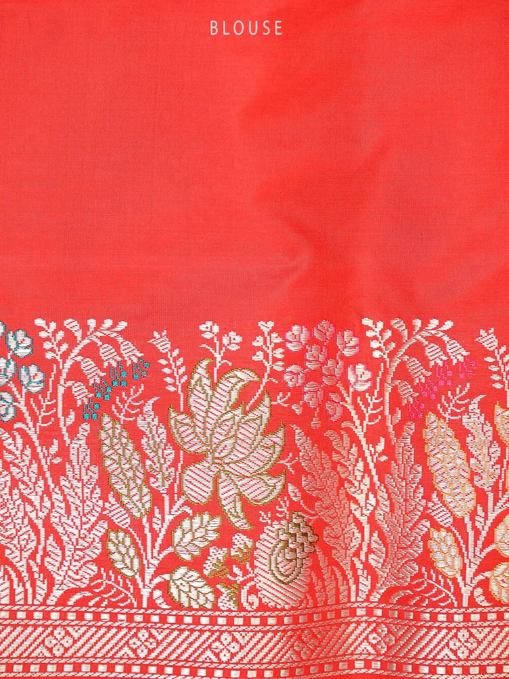 Red Meenakari Katan Silk Handloom Banarasi Saree