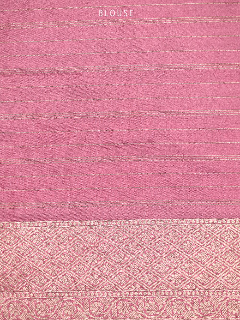 Pink Katan Silk Brocade Handloom Banarasi Saree - Sacred Weaves