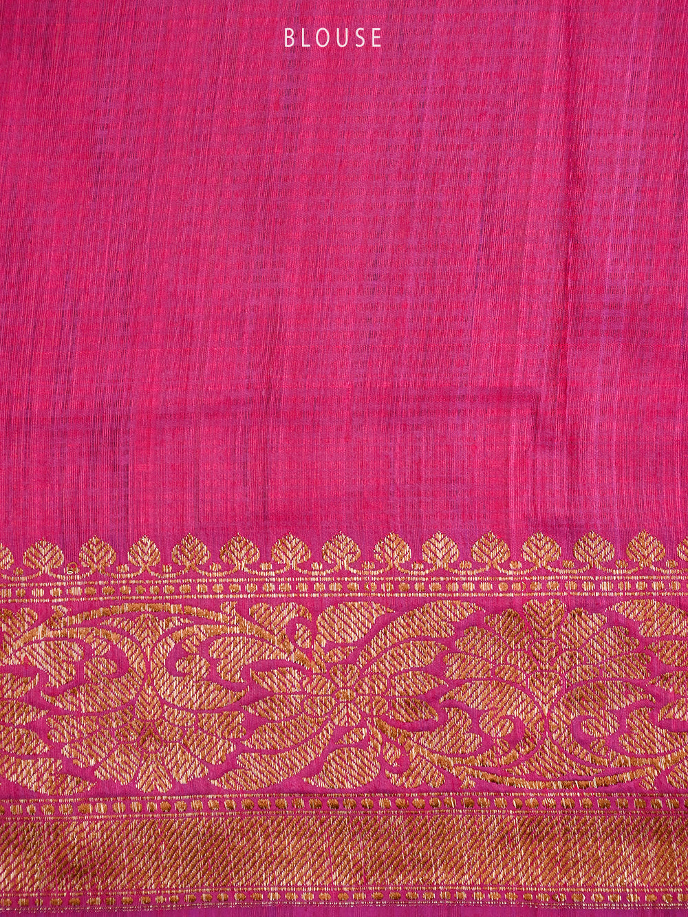 Red Plain Dupion Silk Handloom Banarasi Saree