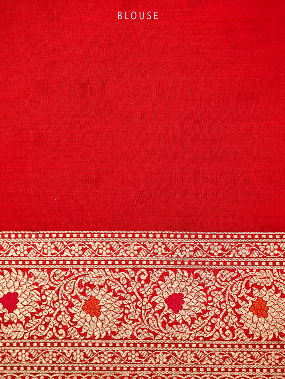 Red Meenakari Uppada Katan Silk Handloom Banarasi Saree - Sacred Weaves