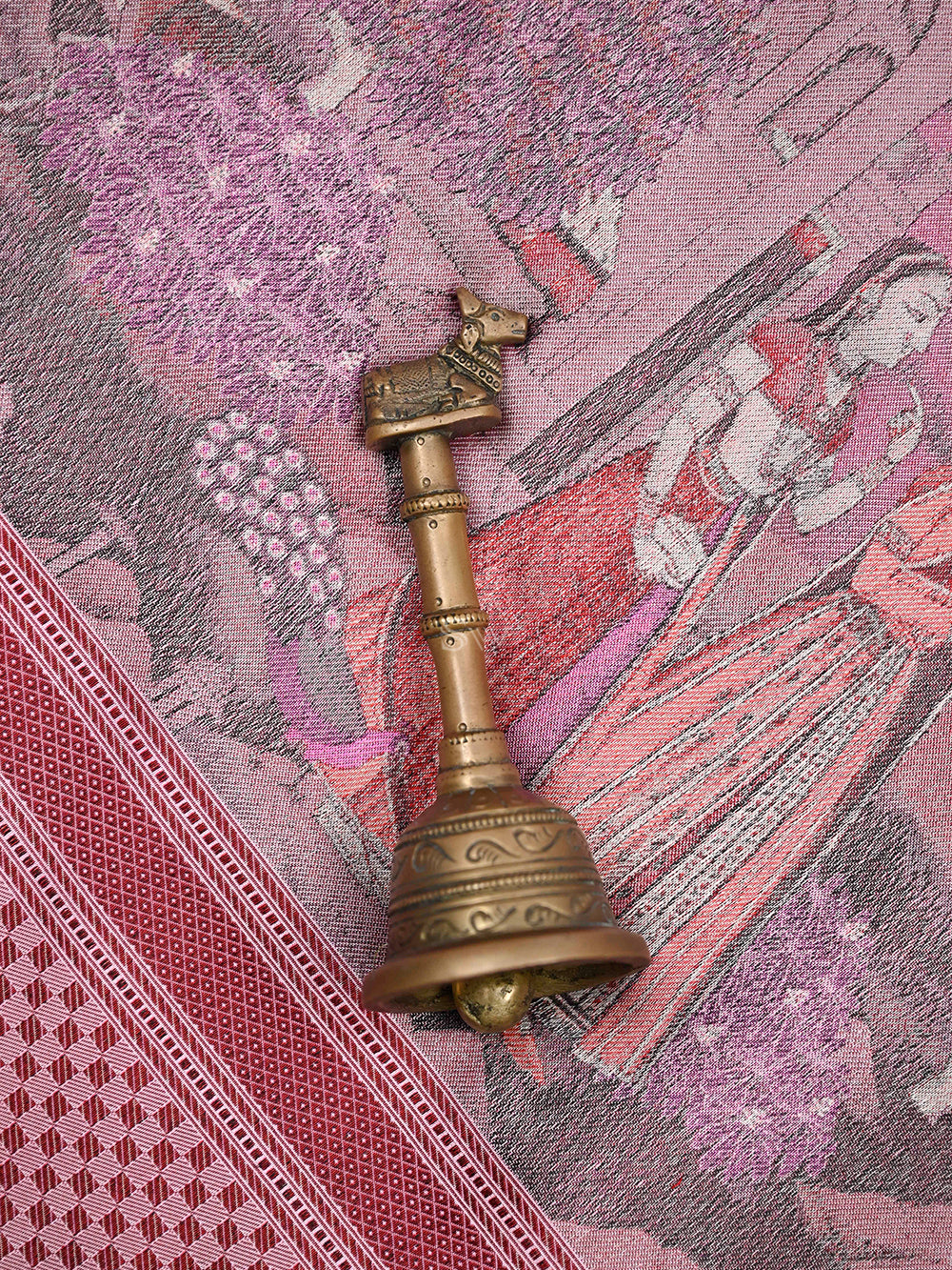 Pastel Pink Katan Silk Handloom Banarasi Saree - Sacred Weaves