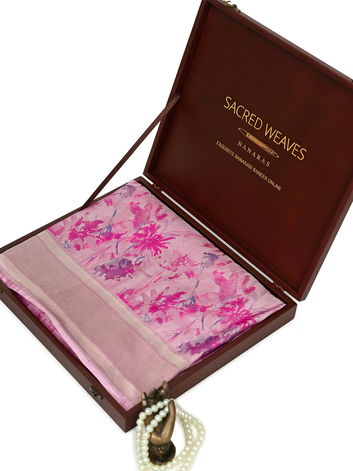 Pastel Purple Tissue Katan Silk Handloom Banarasi Saree - Sacred Weaves