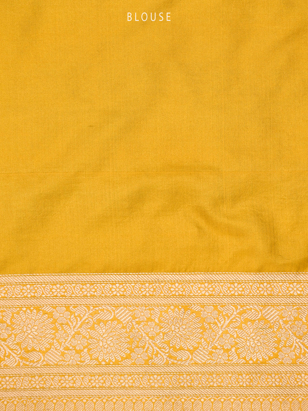 Mustard Uppada Katan Silk Handloom Banarasi Saree