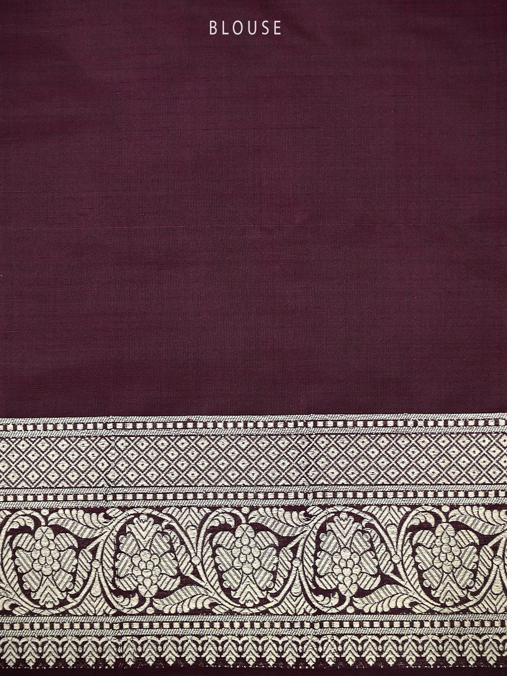 Dark Wine Katan Silk Brocade Handloom Banarasi Saree