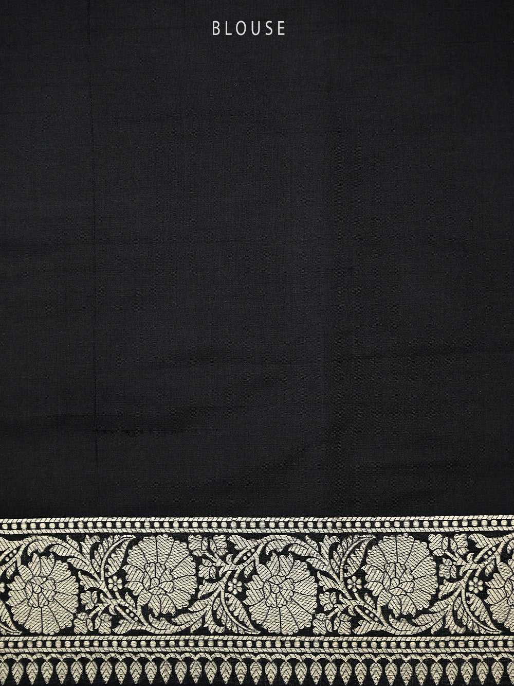 Black Jaal Katan Silk Handloom Banarasi Saree