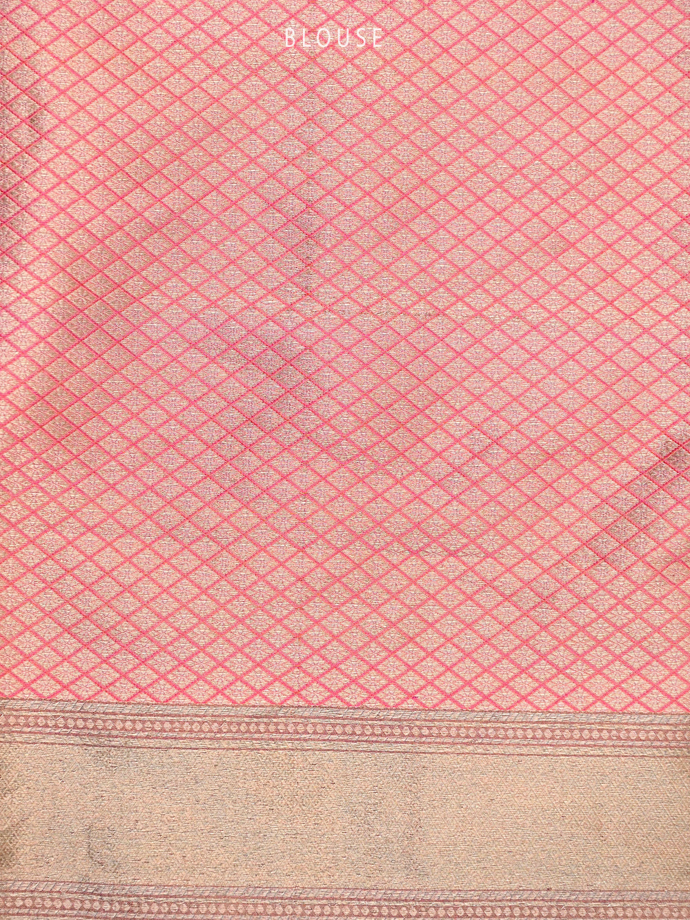 Pastel Peach Tissue Katan Silk Handloom Banarasi Saree