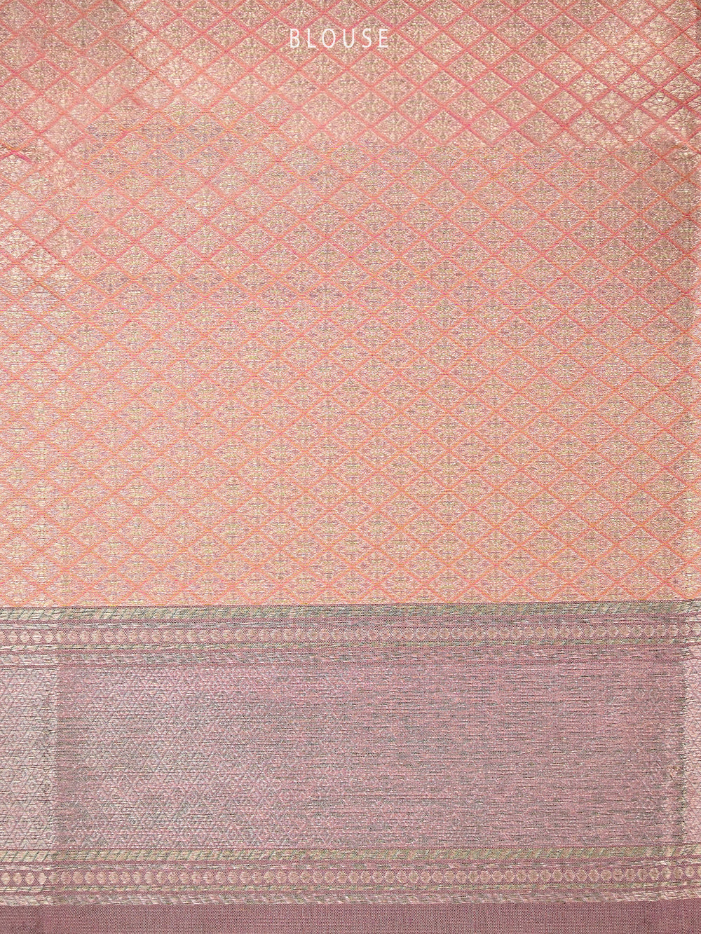 Onion Pink Tissue Katan Silk Handloom Banarasi Saree