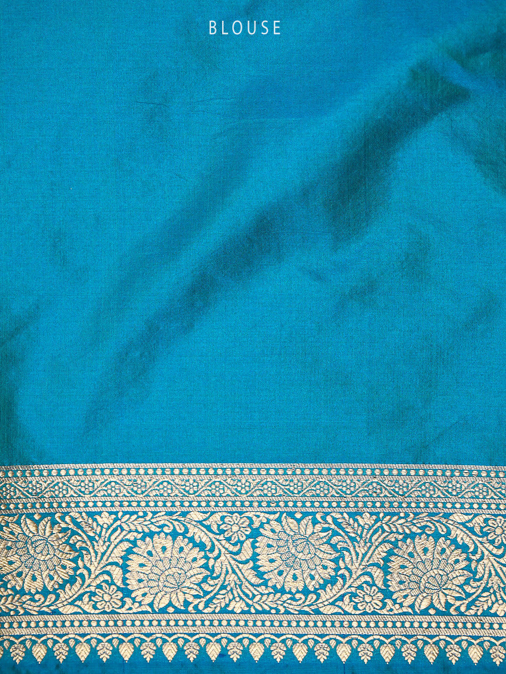 Sky Blue Green Booti Uppada Katan Silk Handloom Banarasi Saree