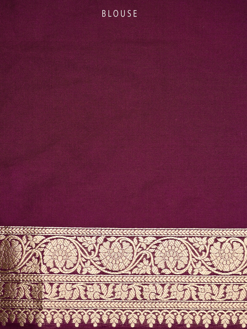 Wine Booti Katan Silk Handloom Banarasi Saree