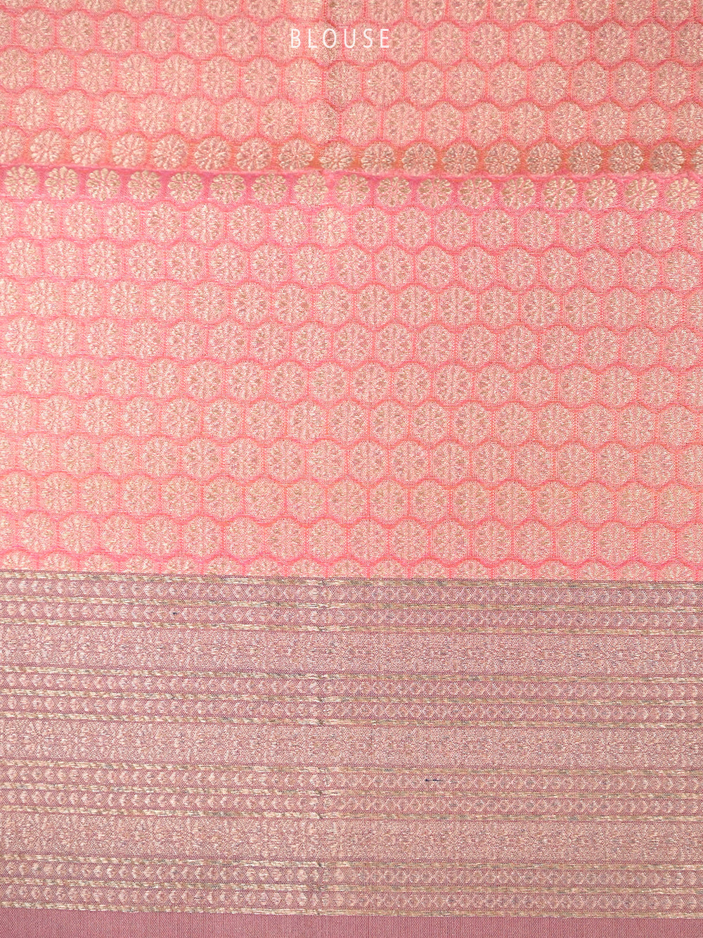 Pastel Peach Tissue Katan Silk Handloom Banarasi Saree - Sacred Weaves