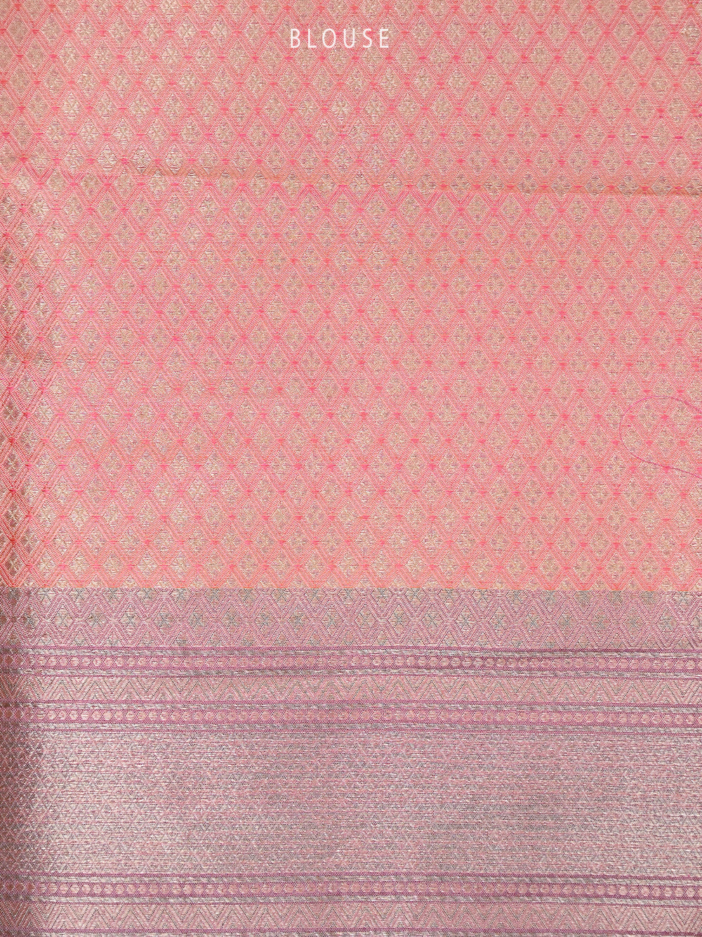 Pastel Pink Tissue Katan Silk Handloom Banarasi Saree - Sacred Weaves