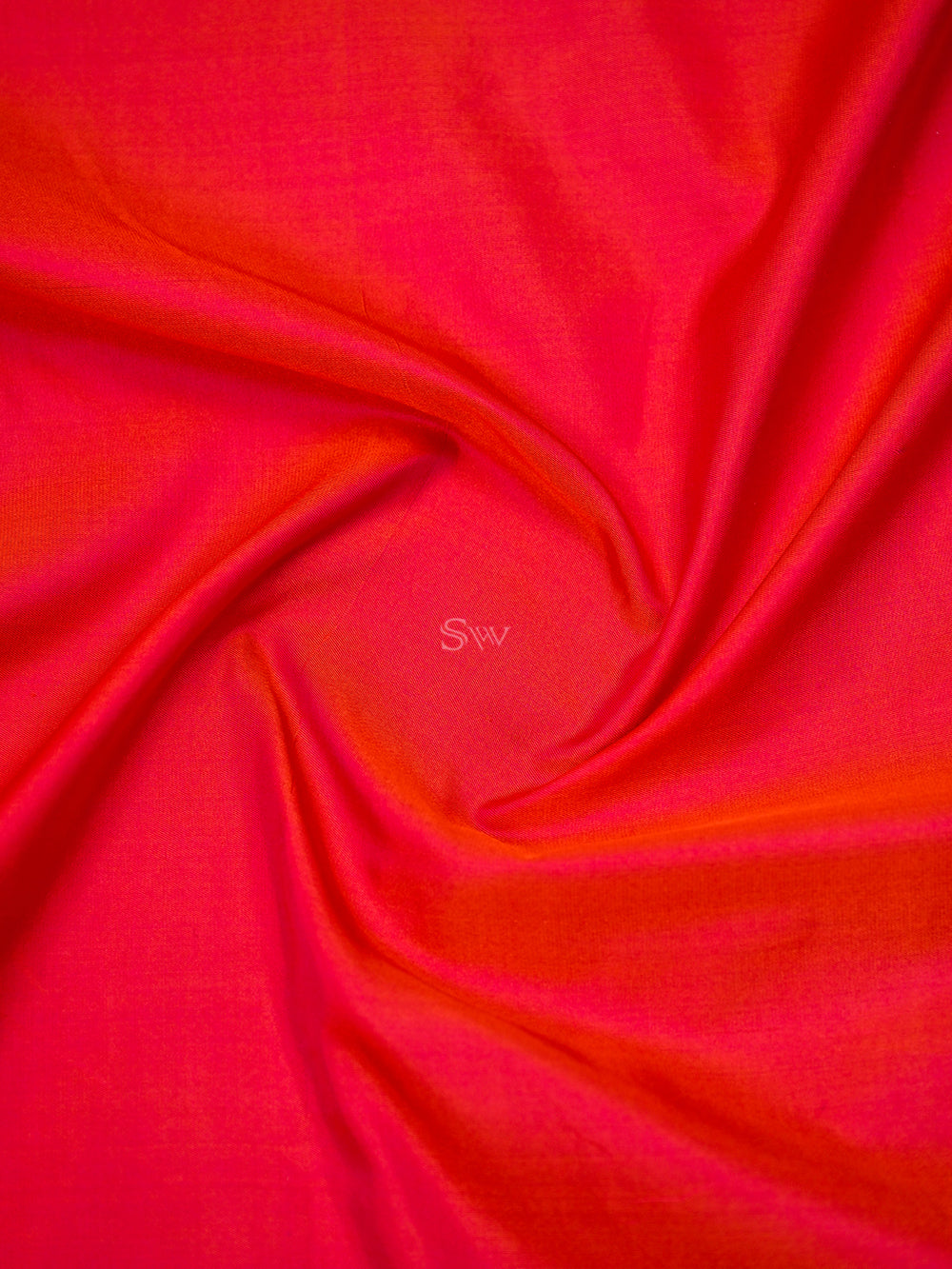 Pink Orange Shikargah Satin Silk Handloom Banarasi Saree