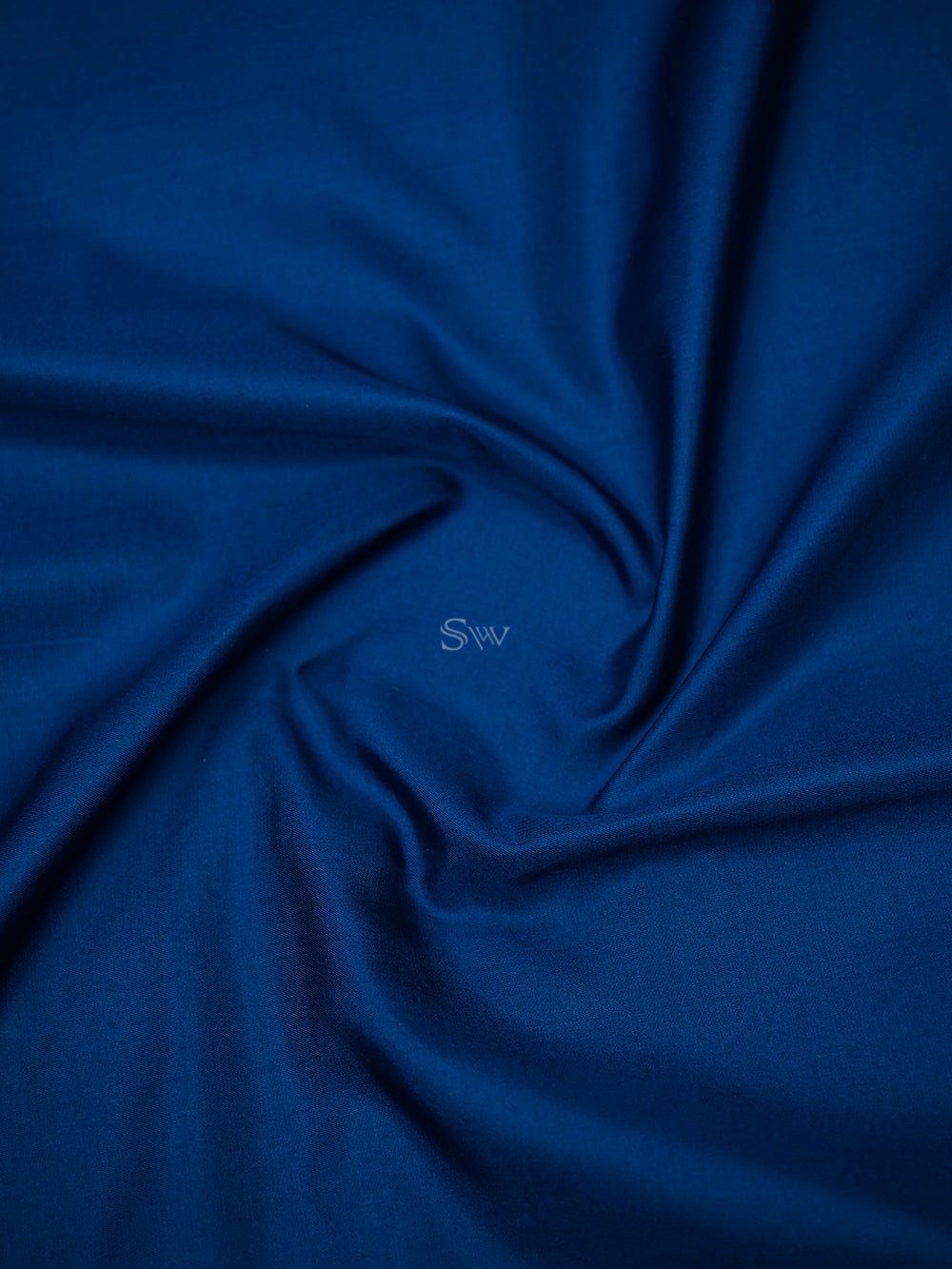 Midnight Blue Shikargah Satin Silk Handloom Banarasi Saree