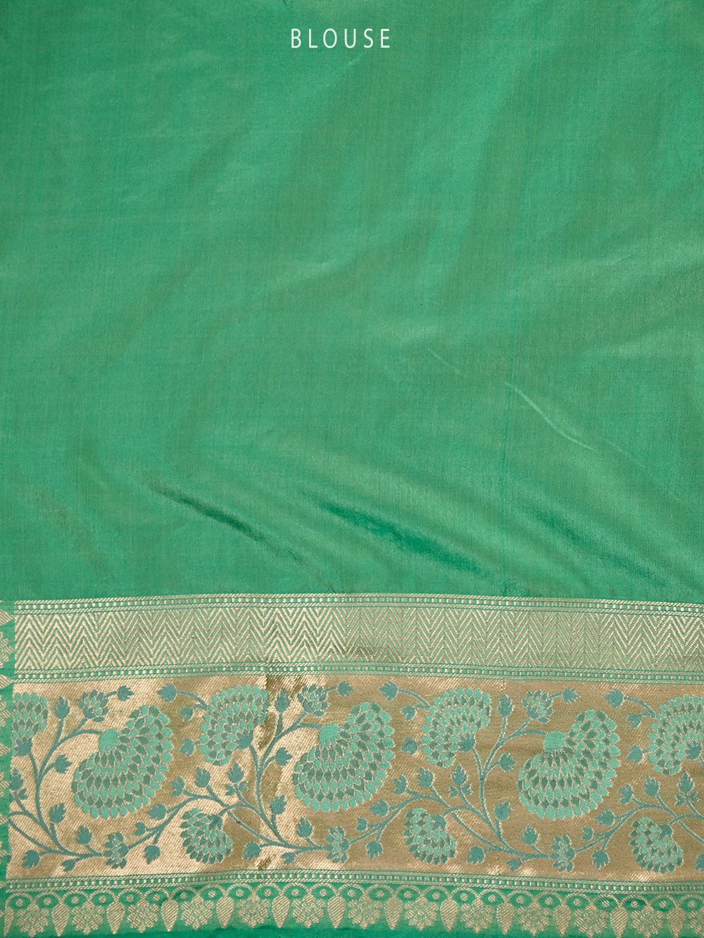 Sea Green Meenakari Booti Katan Silk Handloom Banarasi Saree