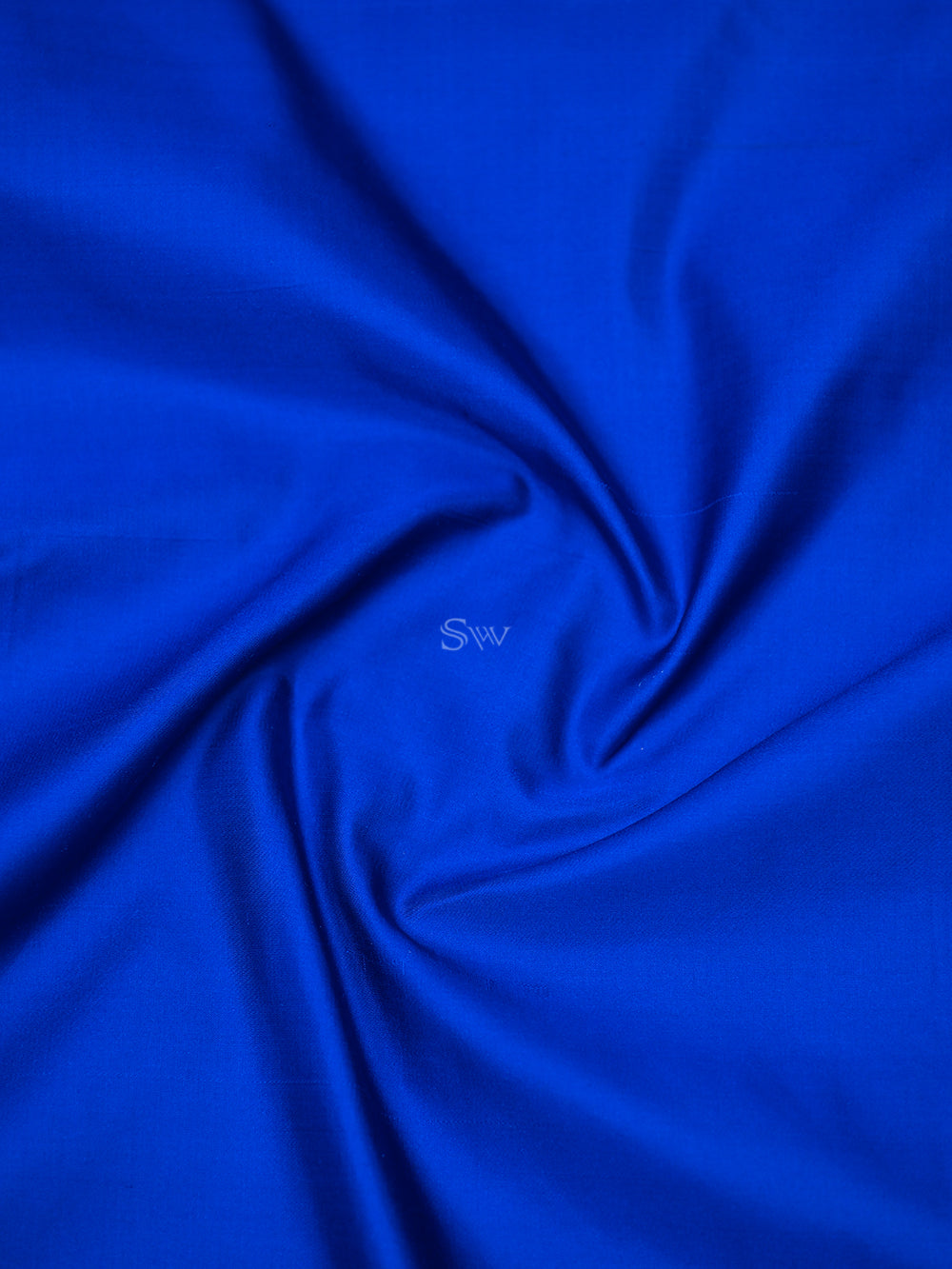 Royal Blue Konia Satin Silk Handloom Banarasi Saree