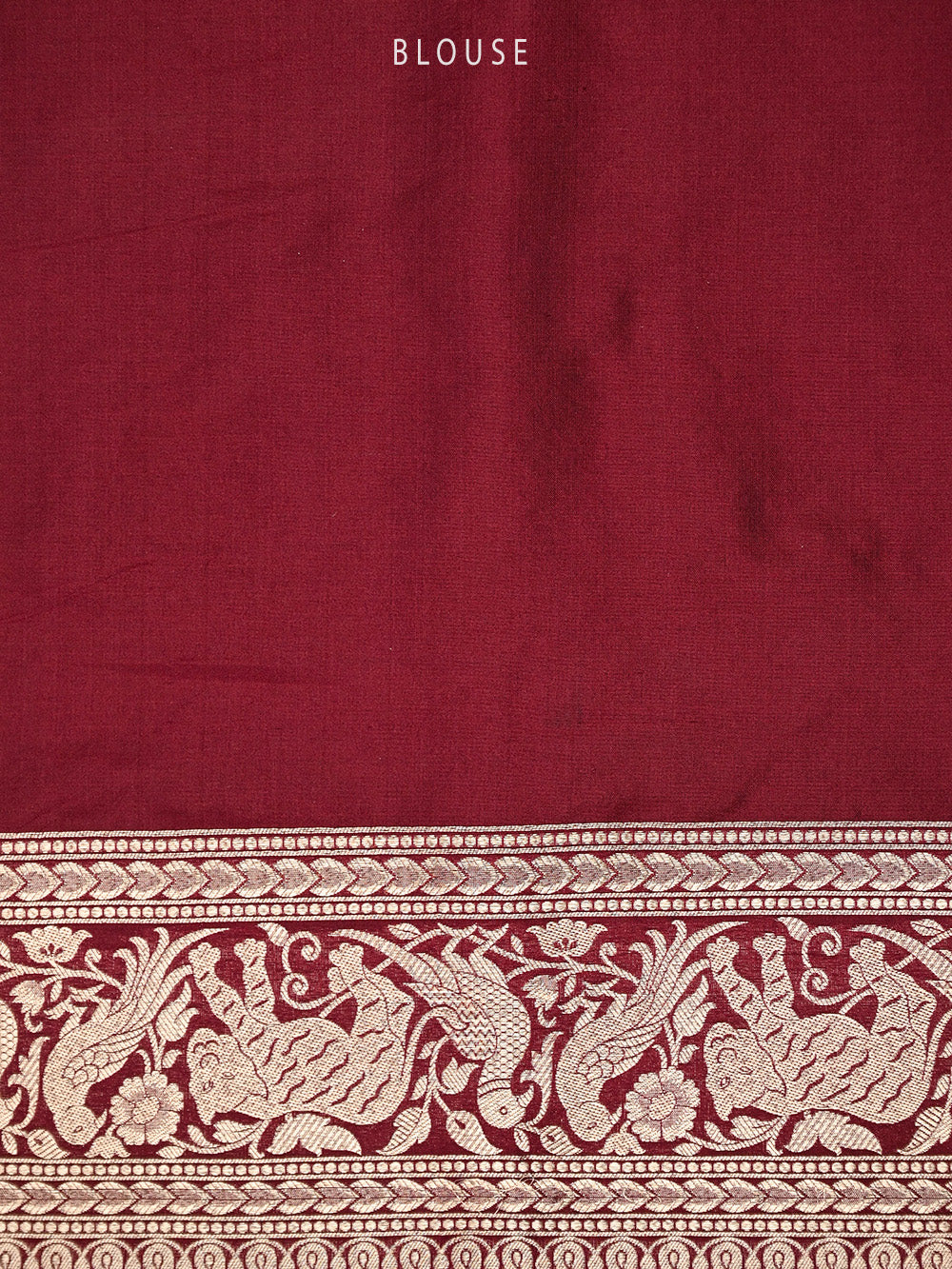 Brown Shikargah Katan Silk Handloom Banarasi Saree