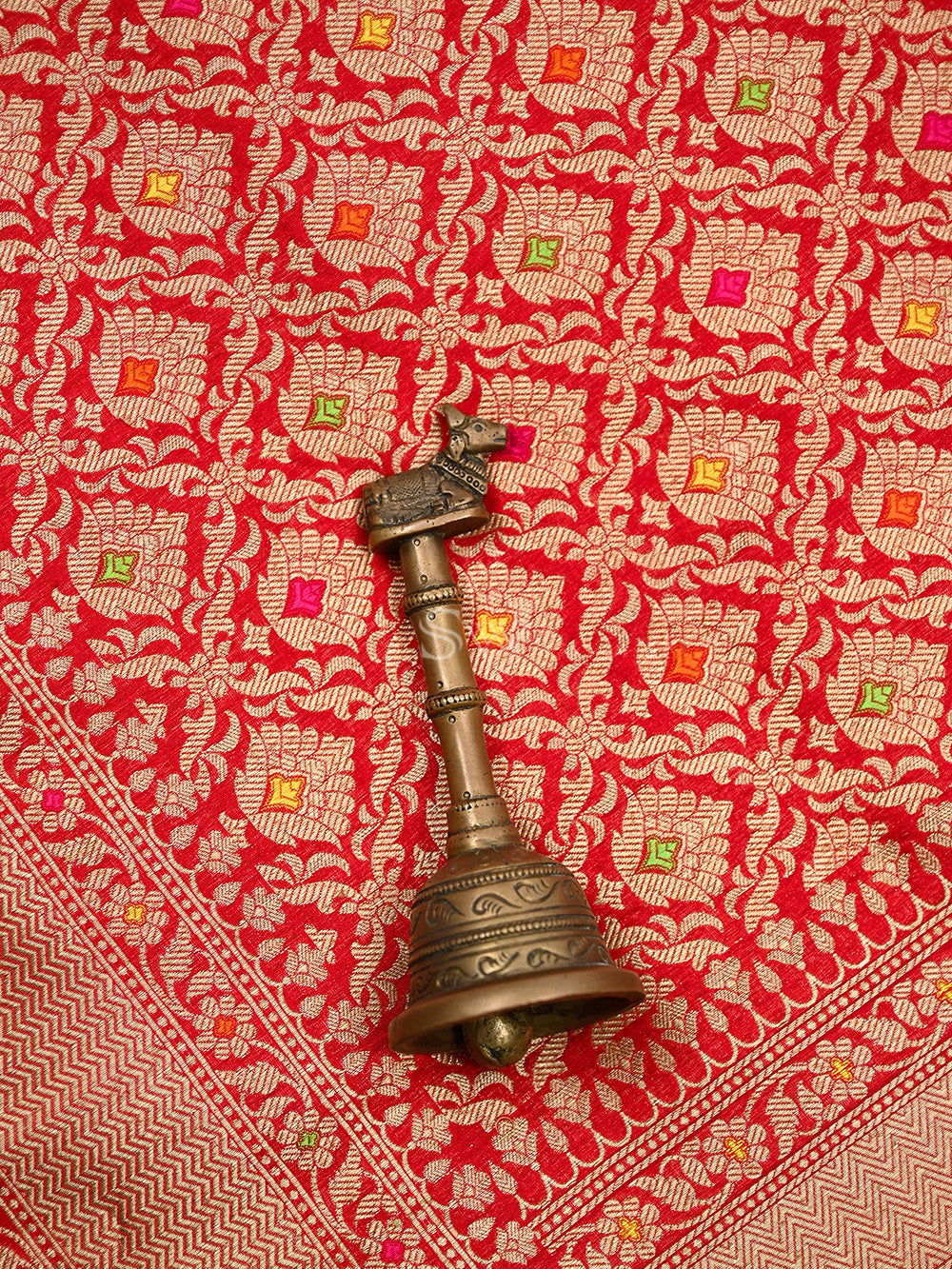 Maroon Meenakari Jaal Katan Silk Handloom Banarasi Saree