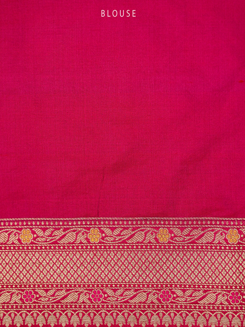 Dark Pink Meenakari Jaal Katan Silk Handloom Banarasi Saree