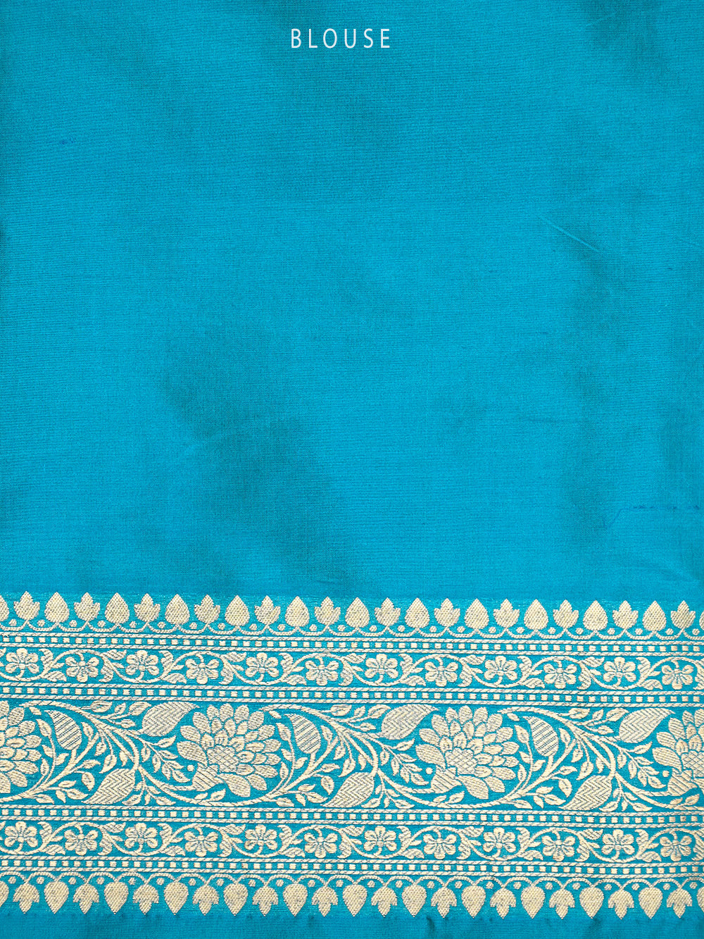 Turquoise Blue Meenakari booti Katan Silk Handloom Banarasi Saree